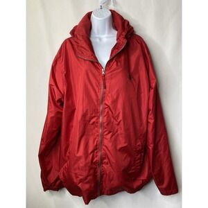 U.S. Polo Assn. Men's Windbreaker Rain Jacket Size XL American Preppy Old Money